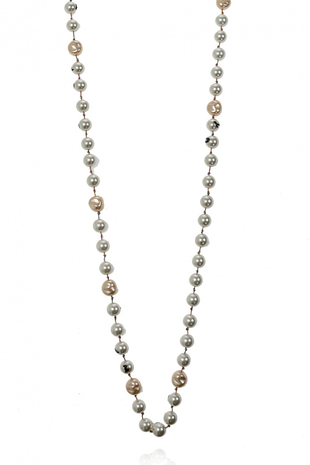 Marni Glass-pearl necklace